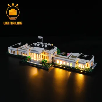 LIGHTAILING LED Svetla Kit Pre 21054 Architektúry Rad Bieleho Domu Hračky, Stavebné Bloky, Osvetlenie Set