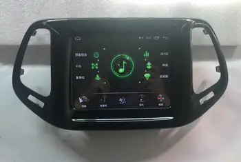 AOTSR 2 din rádio magnetofón android 10.0 Auto stereo Pre Jeep Compass Auta GPS Navigácie 2017-2019 Multimediálny Prehrávač DSP WIFI