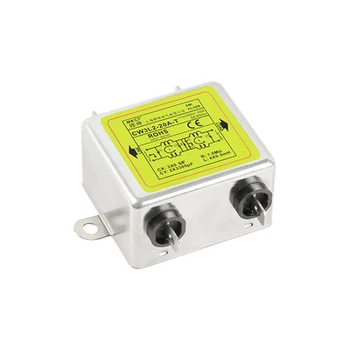 EMI, jednofázové napájanie filter dual-fáze čistenia linear audio horúčka CW3L2-3A-T 6A 10A 20A
