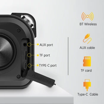 Cyboris Bluetooth Reproduktor Ourdoor Nepremokavé Prenosných Bezdrôtových TWS Subwoofer Reproduktory Smart Hlas DSP s MIC Pre Xiao Huawei