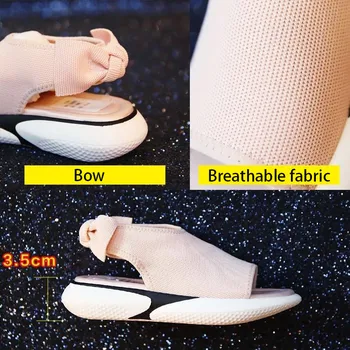 Osobnosť Ženy Sandále Na Platforme Dámske Topánky Oka Zadný Popruh Típat Prst Dámske Topánky Čierne Sandále Luk Sandalias Mujer 2019