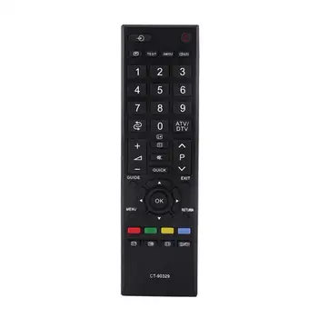 Univerzálne Náhradné Diaľkové Ovládanie CT-90329 Radič Pre Toshiba, LCD Smart TV Čierna