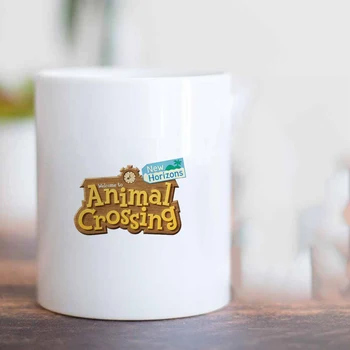 Animal Crossing Obzory Zábavné 350 ml Keramické Tvorivé Kávu, Čaj Hrnček Priateľ Nový Rok Darček Pohár