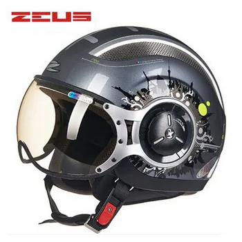 Štyri ročné obdobia motocykel ochrannej prilby otvorené tvár ZEUS ZS-218c motorku, moto motocross prilby scoote dirt bike príslušenstvo