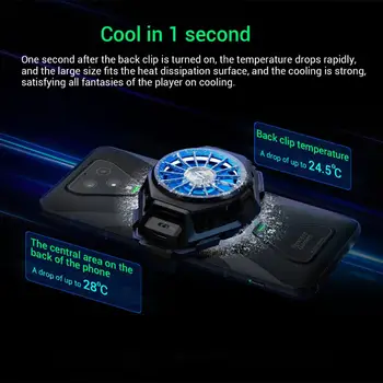 Pôvodný New Black Shark FunCooler Pro Nastaviteľné Chladiaci Ventilátor Pre iPhone 11 Samsung Black shark 3 pro Mobilné telefóny, Príslušenstvo