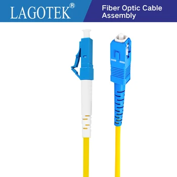 10PCS/taška LC UPC na SC UPC 3M Jednom režime Duplex optický patch kábel LC-SC 3M 2.0 mm 3.0 mm FTTH (fiber optic jumper kábel