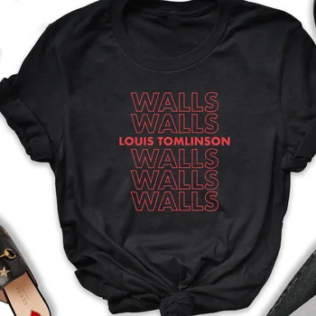 Louis Tomlinson Steny Tričko Ženy Muži Harry Styles Merch Tričko Bavlna Graphic Tee Harajuku Žena Tshirts Drop Oblečenie