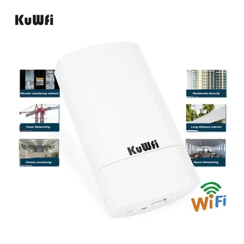 KuWFi Router CPE 5.8 G Bezdrôtový Smerovač 900Mbps Wifi Opakovač Vonkajšie Bezdrôtové Brigde dosahujú 1-3KM Pre Ip-Cam Vonkajšie Wifi
