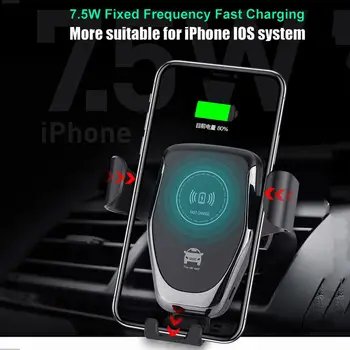 Pre Xiao Redmi Poznámka 8 pro Oppo Realme 5 pro Reno2 F Z Bezdrôtovú Nabíjačku Nabíjací Stojan QI Auto Prijímač Telefón Držiak na Príslušenstvo