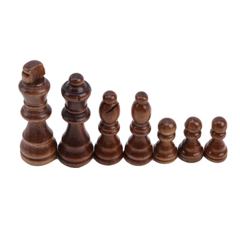 2020 Nový Príchod Drevené Šachové Figúrky Hot Predaj 55-91Mm Výška Zábava Hry 12Pc/Set