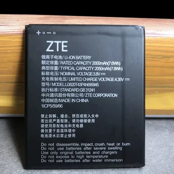 2020 Nový, Originálny 2050mAh Batérie ZTE Li3820T43P4h695945 Pre ZTE Blade L8 Chytrý Mobilný Telefón Batérie