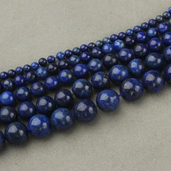 Šperky Dištančné Korálky 6 mm, 8 mm rozmery pre Výber Modrá Kolo Prírodného Kameňa Korálky DIY Náramky 1 Balenie/veľa Módne Náhrdelníky F2748