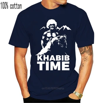 Khabib Nurmagomedov T Shirt Khabib Čas Mmaharajuku Streetwear Tričko Menmens Tee Tričko Krátky Rukáv