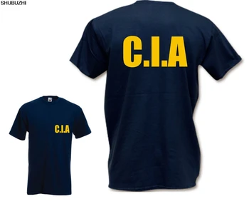 CIA Tričko - Vtipné tričko trestného retro FBI federálové USA maškarný drogy v pohode sbz1189