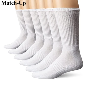 Match-Up Mužov šport posádky froté ponožky, športové ponožky (6 PÁROV)