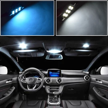 10pcs Biela Žiarovka LED Auto Svetlo Interiéru Auta Pre 2011-2019 Mitsubishi RVR Mapu Dome batožinového priestoru Rukavice Box na Čítanie