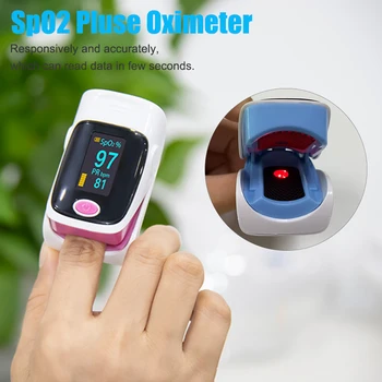 SpO2 Prenosné Prst oximeter Oximetro De Dedo Pulso Prsta Pulzný Oxymeter Srdce Miera Saturácie kyslíka v krvi, Meter oximetro