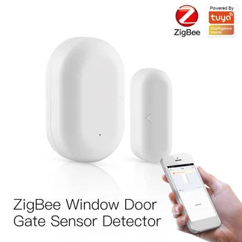 Tuya Mini Zigbee Dvere, Okno, Senzor Inteligentné Okno, Dvere, Brány, Snímač Práca S inteligentnou Život APLIKÁCIE Smart Home Security Alarm Systém