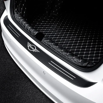 Auto-Styling uhlíkových vlákien batožinového priestoru zadný nárazník ochrany nálepka Pre BMW MINI Cooper s R53 R55 R56 R57 R58 označenie špecifického rizika r59 f55 f56 Príslušenstvo