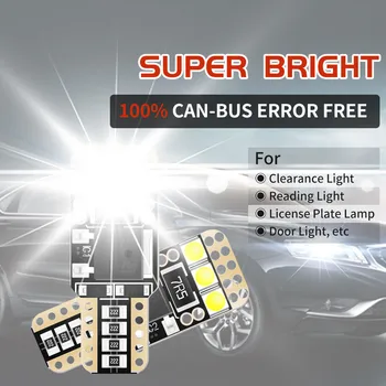 T10 Canbus LED Odbavenie Svetlo Pre Lexus RX350 RX300 IS250 RX330 LX470 IS200 LX570 GX460 GX ES LX JE IS350 LS460 SC430 GS300