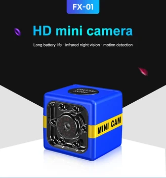 Mini Kamera 1080P Auta DVR Kamera Rekordér S Mikrofónom, USB Spoplatnené Nočné Videnie Kamery, Podpora TF Kariet