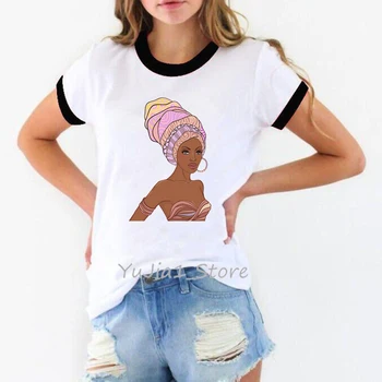 Vogue super mama t shirt ženy, čiernej afrike dievča, Matka rieky tlač žena t-shirt melanínu tričko estetické oblečenie biele tričko