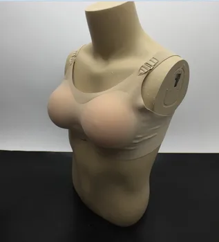 CD falošné prsia podprsenka Žena realistická silikónové falošné prsia formy bielizeň vložiť false konkávne okrúhle prsia crossdresser prsia