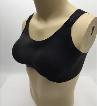 CD falošné prsia podprsenka Žena realistická silikónové falošné prsia formy bielizeň vložiť false konkávne okrúhle prsia crossdresser prsia