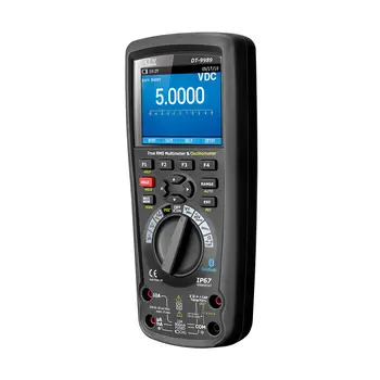 Digitálny multimeter osciloskop LCD Farebný displej usb DT-9989 Profesionálne prúd napätie test elektrikár nástroje