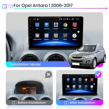 Junsun V1 Android 10.0 DSP CarPlay Auto Rádio Multimediálny Prehrávač Videa Auto Stereo GPS Na Opel Antara 1 2006 - 2017 2 din dvd
