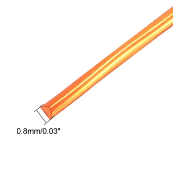 Uxcell Magnet Medený Drôt 0.8 mm/1.0 mm/1.1 mm/1.2 mm Dia 49.2' Dĺžka Lakované Vinutia Cievky Široko Používané pre Induktory, Transformátory