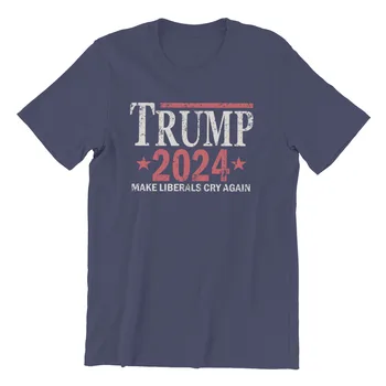 Vintage Trump 2024 Bavlna Módne Čierne Páry Zodpovedajúce Retro Pánske Oblečenie 28991