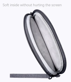 Najnovšie na Zips Rukav Taška puzdro Pre 6 palcový eBook Sony PRS-T1 T2 T3 650/600 Ochranné puzdro eReader Taška Dual Skladovanie