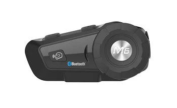 1000M, M6 Plus Bluetooth Intercom Motocyklové Prilby palubného telefónu Headset Nepremokavé Bezdrôtová Moto palubného telefónu Headset