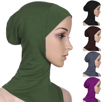 Žena Nastaviteľné Super Pružnosť Mäkké Modálne Materiál Moslimských Hidžáb Priedušná Absorpciu Potu Anti Citlivé Samostatné Balenie
