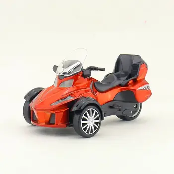 Doprava Zadarmo/Diecast Toy Model/Bombardier Trojkolka Motocykel, Auto/Pull Back/Sound & Light/Vzdelávacie Kolekcia/Darček Pre Dieťa