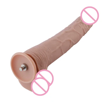 Hismith dlhé dildo s prísavkou na sex stroj prílohu KlicLok Konektor pre dospelých, sexuálne hračky, Silikónové veľké realistické dildo