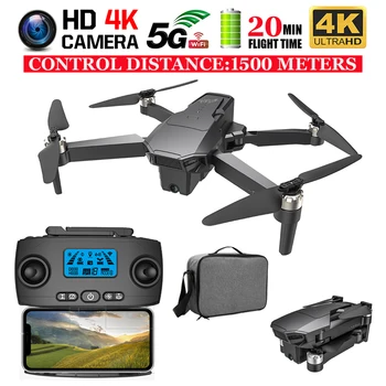 GPS Drone s 4K HD Dual Camera 25Mins 1,5 KM Dlhé Vzdialenosti 5G Wifi FPV Striedavé Quadcopter Profesionálne VS SG906