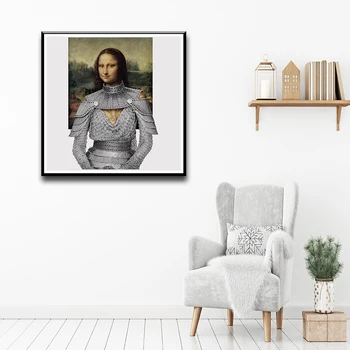 Minimalistický Mona Lisa Vytlačí Na Stenu Obrázky Domov Steny V Obývacej Izbe Obrázky Pre Obývacia Izba Dekor Spálňa Detská Dekorácia