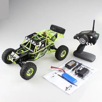 WLtoys 10428 1/10 2.4 G 4WD RC Monster Crawler RC Auto s LED Svetlom RC rock-horolezec Diaľkové Ovládanie Elektrické Wild Sledovať Bojovník