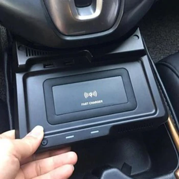 Na Honda CRV CR-V roku 2017 2018 2019 10w auto QI bezdrôtové nabíjanie telefónu nabíjačka nabíja telefón držiak na príslušenstvo pre iPhone, 8 X