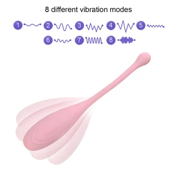 IKOKY Vaginálne Tesný Cvičenie Vibrátor Dospelých Produkt Vibračné Vajcia, 8 Rýchlosti Ben Wa Gule Skok Vajcia Kegel Gule Sexuálne Hračky Pre Ženy