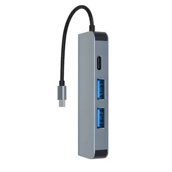 Prenosné USB 3.0 Univerzálna Dokovacia Stanica 4-v-1 Typ-c, USB+HDMI+TYP s Vysokým Rozlíšením Dokovacej Stanice
