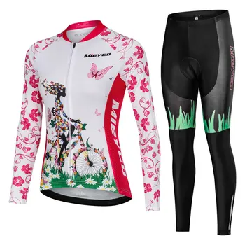 Ženy cyklistické oblečenie set sa Ropa Ciclismo mountain Bike Team Klub Jersey Nohavice Muž Požičovňa Športového Dlhý Cyklus Oblečenie