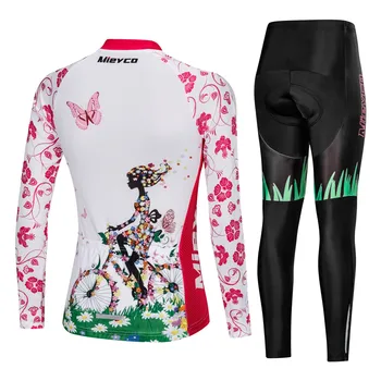 Ženy cyklistické oblečenie set sa Ropa Ciclismo mountain Bike Team Klub Jersey Nohavice Muž Požičovňa Športového Dlhý Cyklus Oblečenie