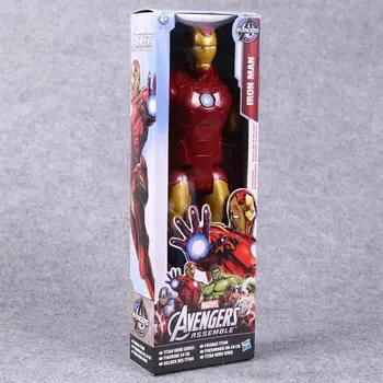 2018 NOVÉ Marvel Avengers Spiderman Kapitán Amerika Iron Man PVC Akcie Obrázok Zberateľskú Model Hračka pre Deti, Hračky pre Deti