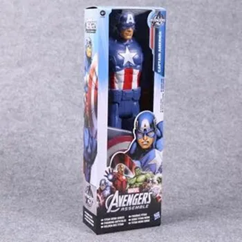 2018 NOVÉ Marvel Avengers Spiderman Kapitán Amerika Iron Man PVC Akcie Obrázok Zberateľskú Model Hračka pre Deti, Hračky pre Deti