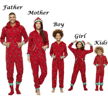 Rodina Zodpovedajúce Sleepwear Vianoce Pjs Rodinu Vianočné Pyžamo Nastaviť Prúžok Matka, Dcéra Otca, syna Oblečenie Rodiny Vzhľad Odev