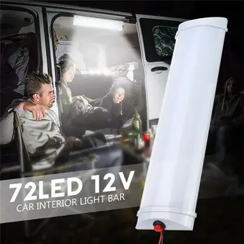 2X LED Osvetlenie Interiéru Strecha Strop Pre RV Camper Príves, obytný automobil Van DC 12V Drop Shipping