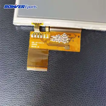 4 cm Lcd Displej s dotykovým panelom Panel Výmenu Snímača pre Auta GPS HL043T1DG04 HSL-XP-043-H